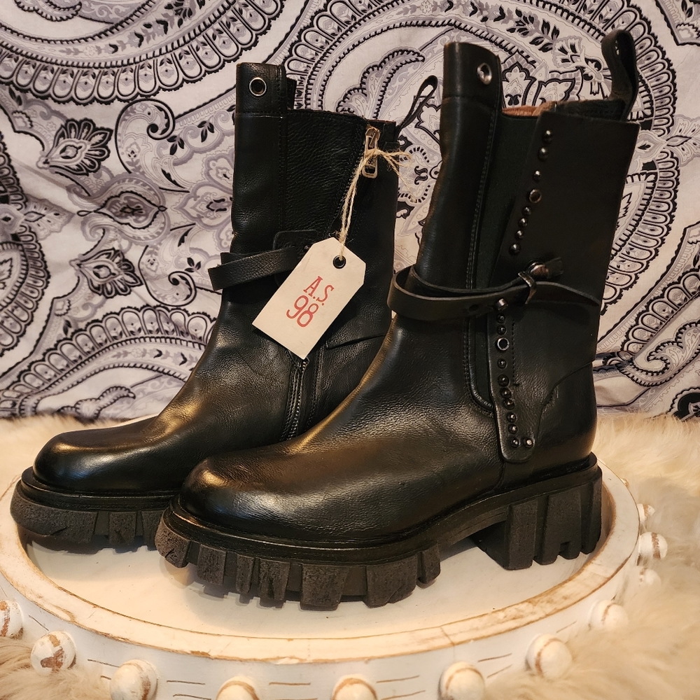 NEW A.S.98 Hallsey Boots ~ Size 38 / 7.5-8